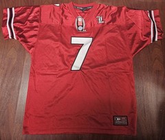 Colosseum Athletics Louisville Cardinals Football Jersey No 7 Size XL Red Black