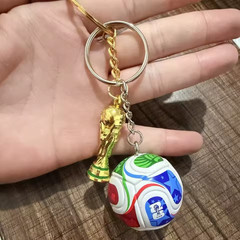 FIFA World Cup 2026 Keychain Soccer Ball+Trophy Collection Gift Pendant