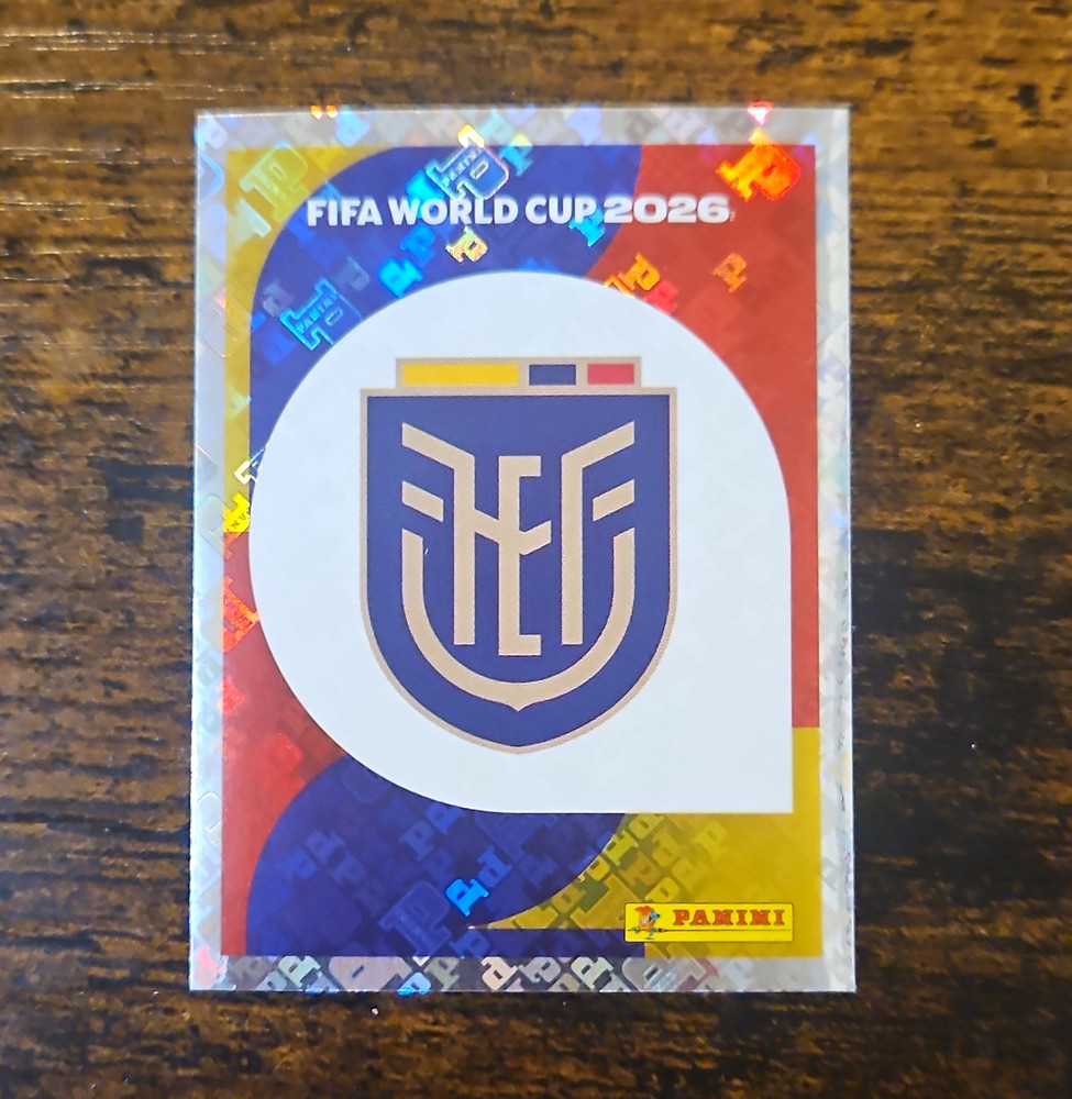 Panini FIFA World Cup 2026 Soccer Sticker Ecuador Team ECU 1