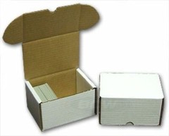 (10x) BCW 330 CT COUNT Corrugated Cardboard Storage Box-Sport Trading Card Boxes