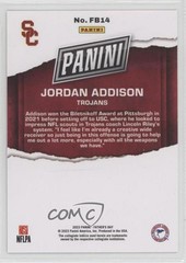 2023 Panini Father’s Day Football Blue 30/50 Jordan Addison #FB14 1c0k