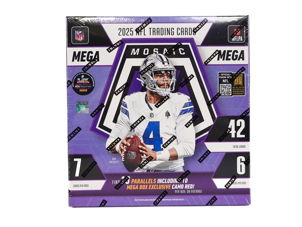 2025 PANINI MOSAIC FOOTBALL HOBBY MEGA BOX