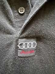 ❤️🖤🤍 Size XL — OEM Audi Sport Polo Shirt Black Short Sleeve with Logo