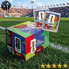 Panini FIFA World Cup 2026 Stickers 50 Pack Box Sealed 350 Stickers Collection