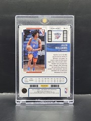2022-23 Contenders Optic — Jalen Williams #8 Rookie Ticket Gold Prizm #d/10 RC