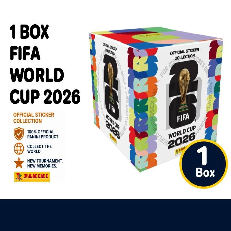 Panini FIFA World Cup 2026 Sticker Box 1 Box Sealed 50 packs -SAME DAY SHIPPING!
