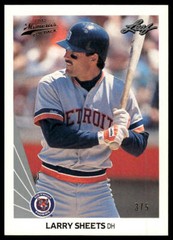 2012 Leaf Memories #350 Larry Sheets 90 Leaf Buyback Gold #/5