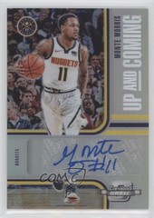 2018 Panini Contenders Optic Up and Coming 71/99 Monte Morris Rookie Auto RC x5u