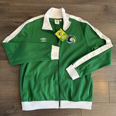 Umbro New York Cosmos Soccer Track Jacket Green Adult Unisex Full Zip Sz XXL NEW