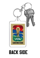 2026 Soccer World Cup Keychain Choose Pick Mascot Country USA Mexico Canada
