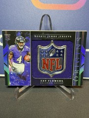 2023 PANINI ORIGINS ROOKIE JUMBO JERSEY ZAY FLOWERS BLACK NFL SHIELD 1/1 RAVENS