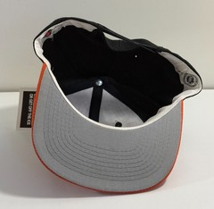 CCM NHL ‘Game On’ Snapback Hat Cap Wool Black Orange Lockout Vintage 90s