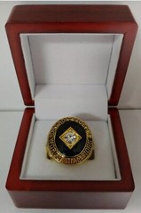 Albert Kaline — 1968 Detroit Tigers World Series Ring With Wooden Display Box
