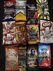 50 Assorted Wild Card Sealed Football Packs Splat Steampunk Patriotic And More!