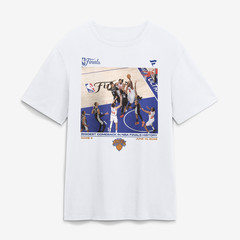 Men’s White New York Knicks 2026 NBA Finals Biggest Comeback T-Shirt
