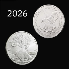 2026 Walking Liberty One Dollar Silver Bullion Round