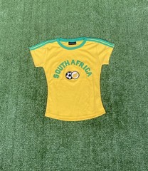 South Africa Kids World Cup Yellow T Shirt Multiple Sizes