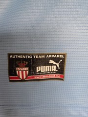 FEDCOM Soccer Jersey Blue Navy ASMFC Patch Puma Men’s Size Large **READ**