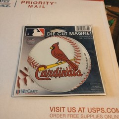 St. Louis Cardinals Baseball -Die cut Magnet Indoor & Outdoor Licenced Wincraft