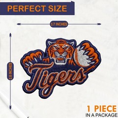 Detroit Tigers MLB Baseball Team Logo Iron On Patch-Sew Patch-Embroidered Patch