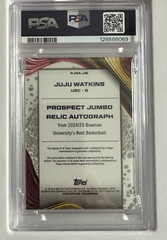 2024 Juju Watkins Bowman University Best Prospect Jumbo Relic Auto /75 PSA 9