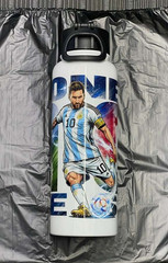 Lionel Messi Argentina Soccer Bottle 40oz – World Cup 2026 Canada USA Mexico – I