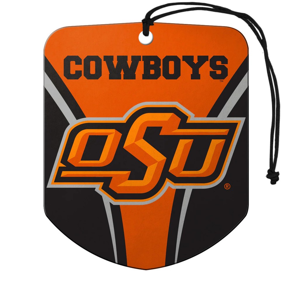 Oklahoma State Cowboys Air Freshener Shield Design 2 Pack — Special Order