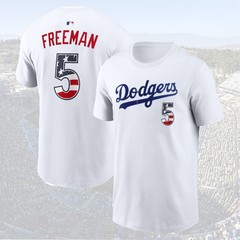Los Angeles Dodgers USA 250 Fourth of July Name & Numb: Betts, Freeman, Yamamoto