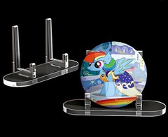 100Pack–PSA/Graded Sports Card Holders Clear Acrylic Trading Card Display Stands