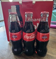 2018 National Champions Clemson Tigers Coca-Cola Team Bottle 8oz SET OF SIX Coke