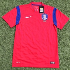 Nike South Korea Home 14-15 Men’s Soccer Jersey Red-Blue