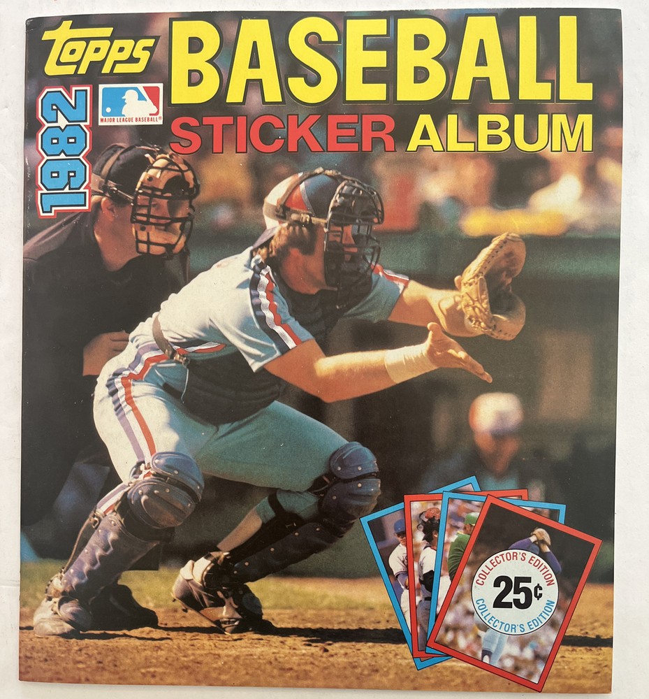 1982 Topps Baseball Sticker Album Old Stock Never Used Empty Carter