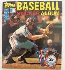 1982 Topps Baseball Sticker Album Old Stock Never Used Empty Carter