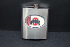 Ohio State 8oz Stainless Steel Flask, used, good condition