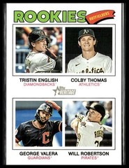 2026 Topps Heritage 379 English Thomas Valera Robertson RC Short Print SP