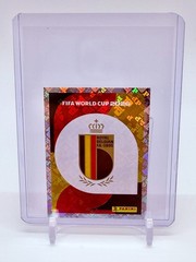 2026 Panini FIFA World Cup Soccer Sticker #BEL1 Belgium Team Logo Foil Album