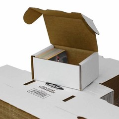 (4x) BCW 300 CT COUNT Corrugated Cardboard Storage Box-Sport Trading Card Boxes