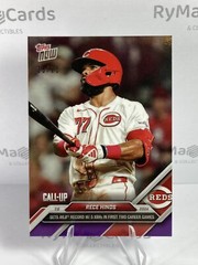 🟪 /25 Rece Hinds 2024 Topps Now #405 Call-Up 5 XBHs First 2 Games Purple Reds