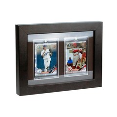US Wall Mount Trading Card Display Frame 35pt UV Protection Magnetic Card Holder