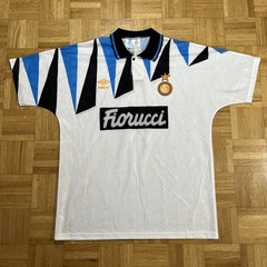 Inter Milan Umbro Away 1992/1994 White Soccer Football Jersey Men’s Size Large