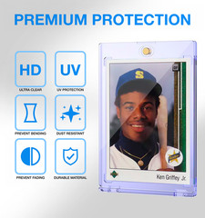 1000 Pack Magnetic Trading Holders Sport Card 130pt One-Touch Hard UV Protection