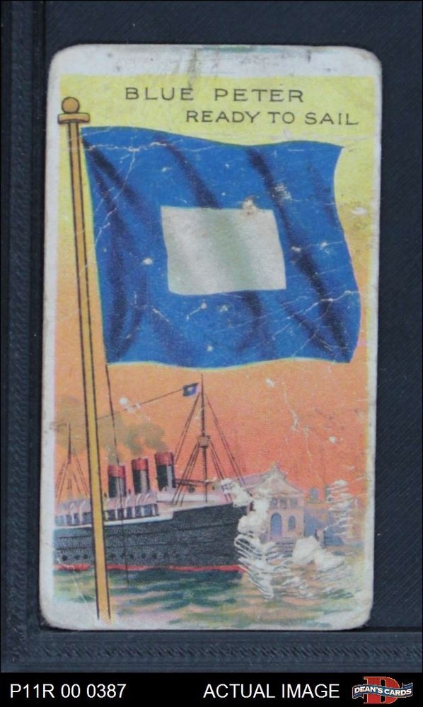 1911 Flags of All Nations T59 Blue Peter Ready To Sail 1 — POOR