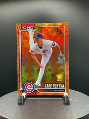 2026 Topps Series 2 Orange «SUN» Holo Foil Parallel #632 Cade Horton, Chicago Cu