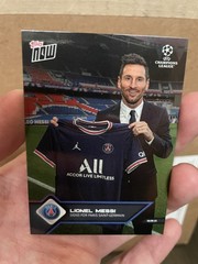 LIONEL MESSI 12 -PSG PARIS SAINT GERMAIN- TOPPS NOW UCL CHAMPIONS LEAGUE 2021/22
