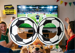 5Pcs World Soccer Tournament Themed Eyeglasses Soccer Fan Glasses for World Cup