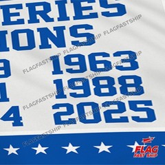Los Angeles Dodgers Premium 3×5 ft Flag LA MLB Baseball World Series Banner