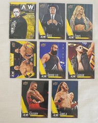 2021 Upper Deck AEW Jazwares Yellow Parallel 20 card Lot Sting FTR Conti Lee