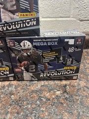LOT OF 3 2025 Panini Revolution Football Mega Box Sealed New FREE SHIPPING