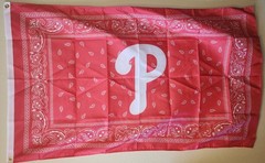 Philadelphia Phillies Bandana MLB Baseball Flag 3×5 Ft W/ Grommets