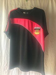 Germany Soccer Jersey Mens Large Black Deutscher Fußball Football Shirt LFR